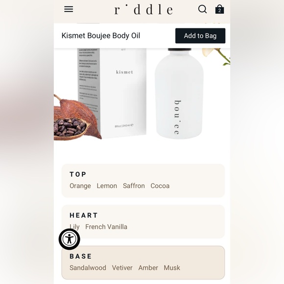 NWT riddle Kismet limited body oil and sample - Picture 13 of 14